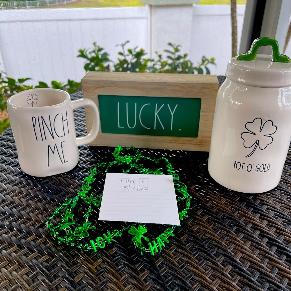 Rae Dunn St Patrick’s Day- brand new MAKE OFFER